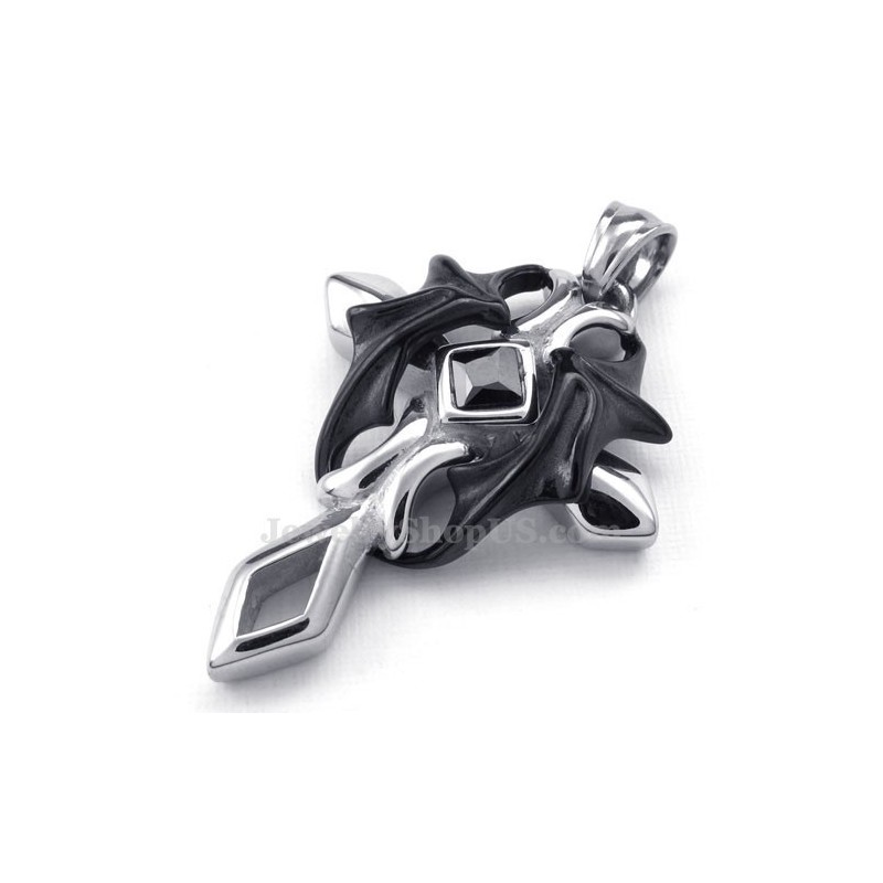 Halskette Mit Kreuzanhänger Aus Titan (Kostenlose Kette) Halskette Mit Kreuzanhänger Aus Titan (Kostenlose Kette)