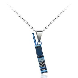 Neuer Herren-Handyanhänger Aus Titan Im Blauen Stil – Kostenlose Kette