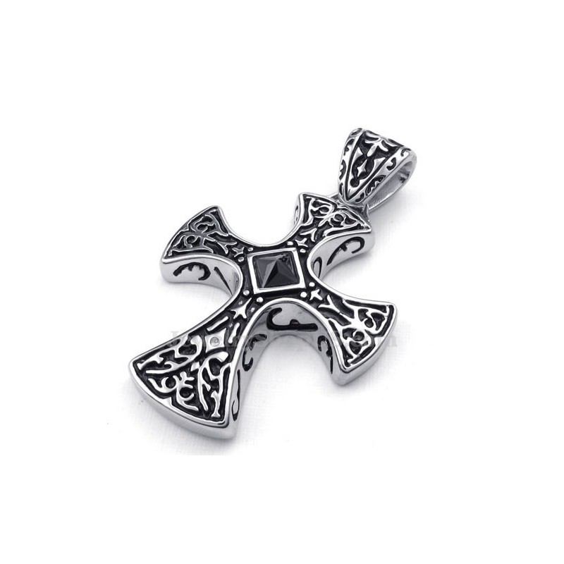 Halskette Mit Kreuzanhänger Aus Titan (Kostenlose Kette) Halskette Mit Kreuzanhänger Aus Titan (Kostenlose Kette)