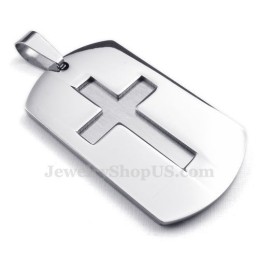 Halskette Mit Kreuzanhänger Aus Titan Von Silver Cards (Kostenlose Kette)