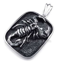 Halskette Mit Skorpion-Anhänger Aus Titan (Kostenlose Kette)