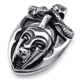 Halskette Mit Titan-Maskenanhänger (Kostenlose Kette)