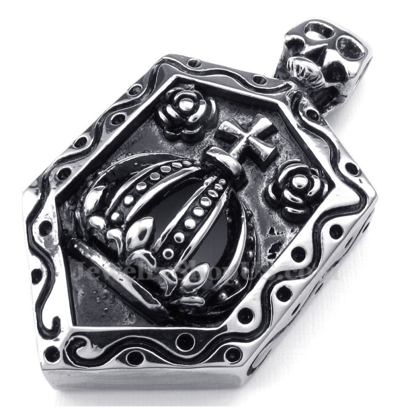 Halskette Mit Anhänger Der Kaiserkrone Aus Titan (Kostenlose Kette) Halskette Mit Anhänger Der Kaiserkrone Aus Titan (Kostenlose Kette)