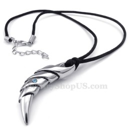 Halskette Mit Talon-Anhänger Aus Titan (Kostenlose Kette)