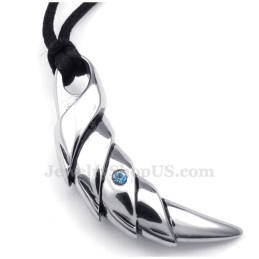 Halskette Mit Talon-Anhänger Aus Titan (Kostenlose Kette)