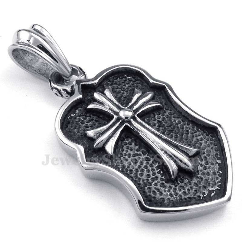 Halskette Mit Kreuzanhänger Aus Titan (Kostenlose Kette) Halskette Mit Kreuzanhänger Aus Titan (Kostenlose Kette)