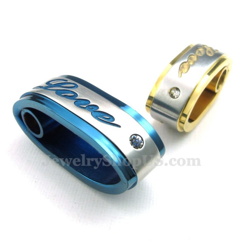 Titanblaue Halskette Mit Anhänger Für Paare (Kostenlose Kette) (Ein Paar) Titanblaue Halskette Mit Anhänger Für Paare (Kostenlose Kette) (Ein Paar)