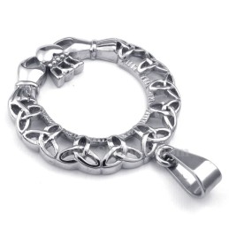 Halskette Mit Keltischem Knoten-Anhänger Aus Titan (Kostenlose Kette)