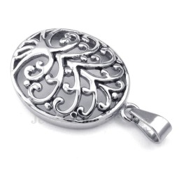 Halskette Mit Lebensbaum-Anhänger Aus Titan (Kostenlose Kette)
