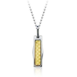 Goldener Titananhänger Im Neuen Stil – Kostenlose Kette