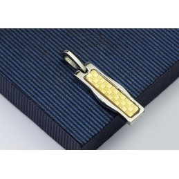 Goldener Titananhänger Im Neuen Stil – Kostenlose Kette