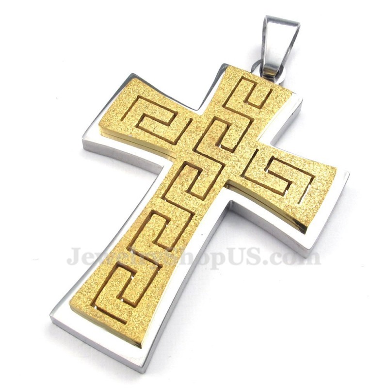 Halskette Mit Kreuzanhänger Aus Titan (Kostenlose Kette) Halskette Mit Kreuzanhänger Aus Titan (Kostenlose Kette)
