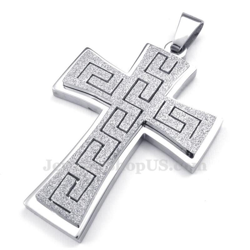 Halskette Mit Kreuzanhänger Aus Titan (Kostenlose Kette) Halskette Mit Kreuzanhänger Aus Titan (Kostenlose Kette)