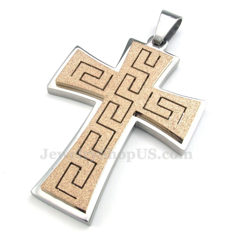 Halskette Mit Kreuzanhänger Aus Titan (Kostenlose Kette) Halskette Mit Kreuzanhänger Aus Titan (Kostenlose Kette)