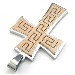 Halskette Mit Kreuzanhänger Aus Titan (Kostenlose Kette)
