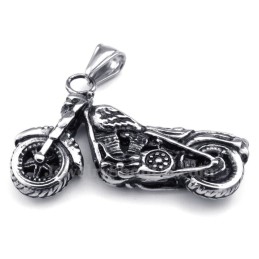 Halskette Mit Motorradanhänger Aus Titan (Inkl. Kette)