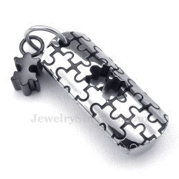 Halskette Mit Anhänger Aus Titan Mit Symbolen Für Paare (Kostenlose Kette) (Ein Paar)