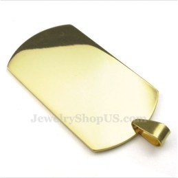 Halskette Mit Anhänger Aus Titan Und Gold Mit Karten (Kostenlose Kette)