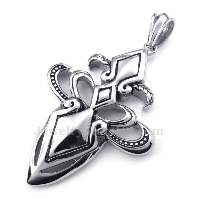Modische Halskette Mit Titan-Anhänger Für Herren (Kostenlose Kette) Modische Halskette Mit Titan-Anhänger Für Herren (Kostenlose Kette)