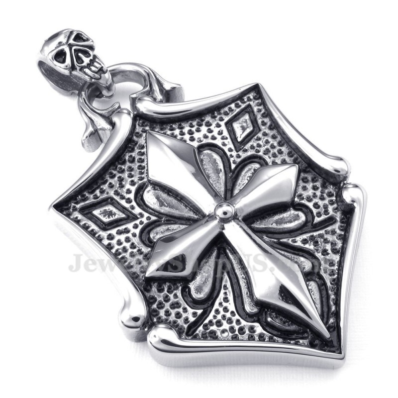 Halskette Mit Titan-Anhänger „Cross Cards“ (Kostenlose Kette) Halskette Mit Titan-Anhänger „Cross Cards“ (Kostenlose Kette)