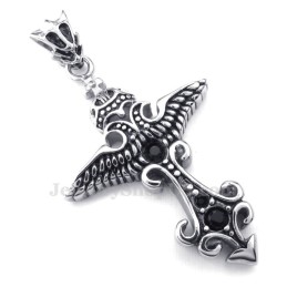Halskette Mit Totenkopf-Anhänger Aus Titan (Kostenlose Kette)
