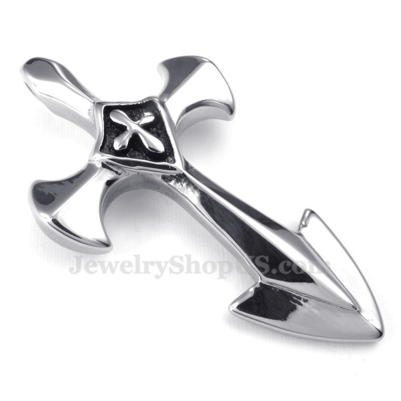 Halskette Mit Kreuzanhänger Aus Titan (Kostenlose Kette) Halskette Mit Kreuzanhänger Aus Titan (Kostenlose Kette)