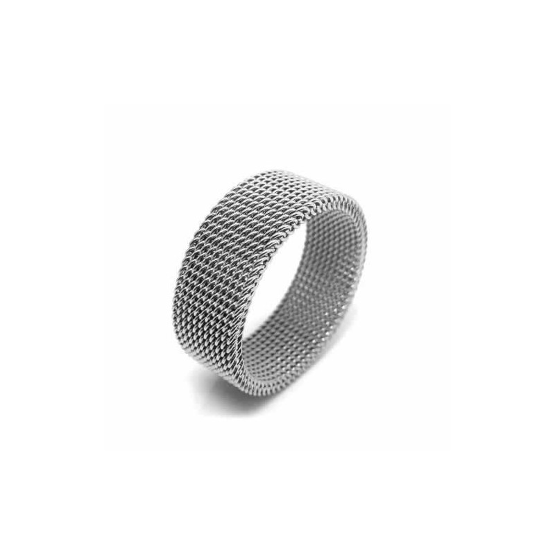 Meshed Unisex 8Mm Titanring Meshed Unisex 8Mm Titanring