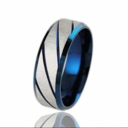 7 Mm Gerillter Titanring