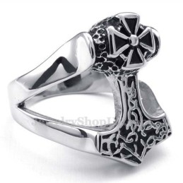 Thors Hammerring Aus Titan