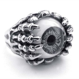 Titanring Mit Schwarzem Auge