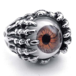 Brauner Augenring Aus Titan