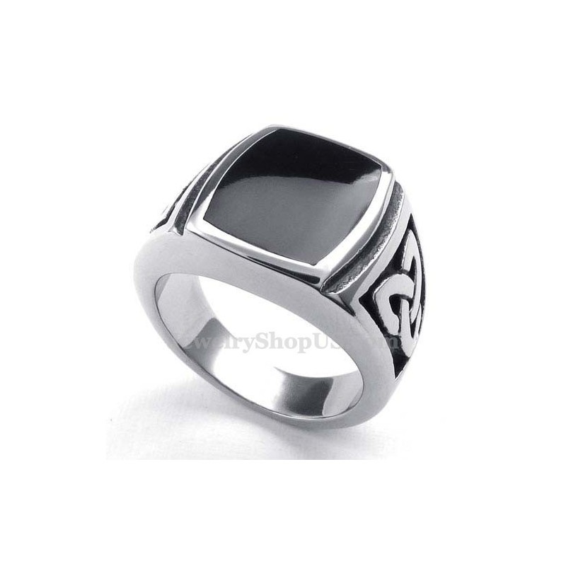 Schwarzer Titanring Für Herren Schwarzer Titanring Für Herren