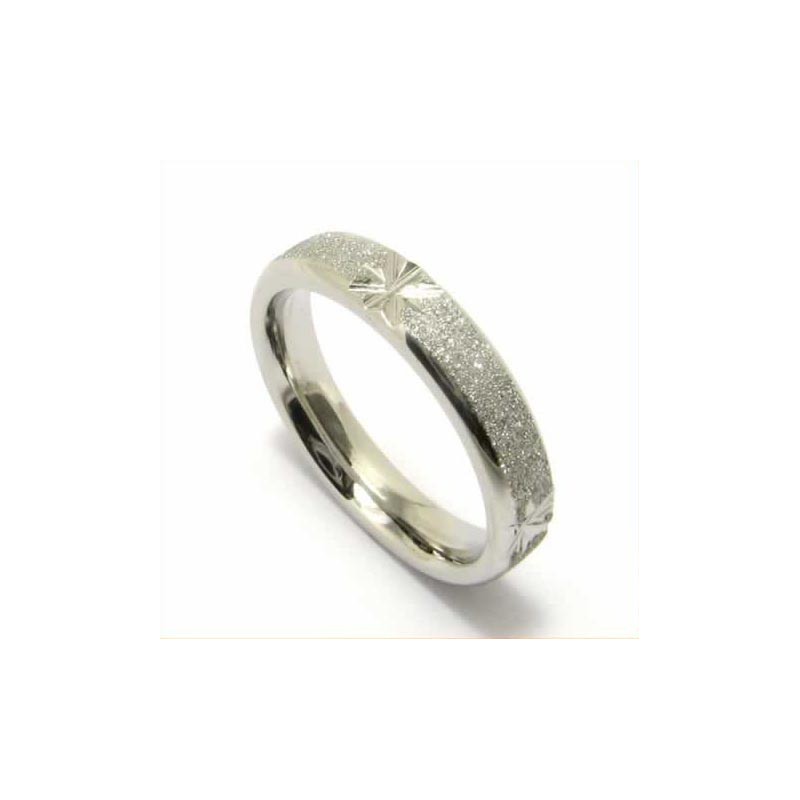 Gebürsteter 4-Mm-Titan-Bandring Gebürsteter 4-Mm-Titan-Bandring