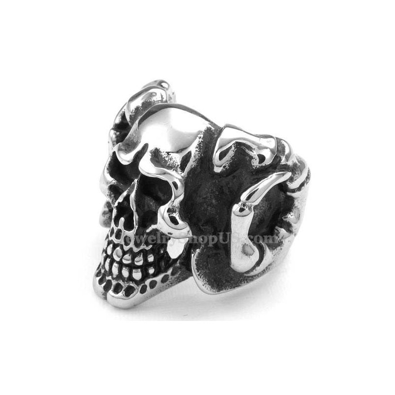 Totenkopfring Aus Titan Totenkopfring Aus Titan