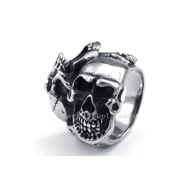 Totenkopfring Aus Titan Totenkopfring Aus Titan