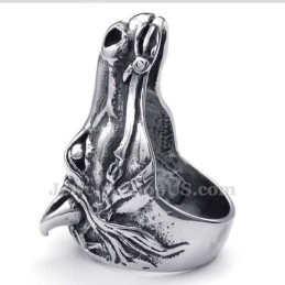 Titanring Mit Pferdekopf
