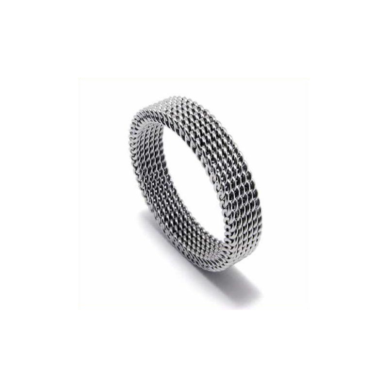Meshed Unisex 4Mm Titanring Meshed Unisex 4Mm Titanring