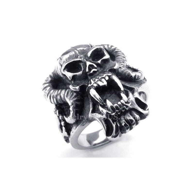 Totenkopfring Aus Titan Totenkopfring Aus Titan