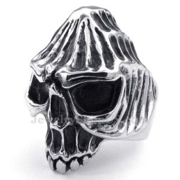 Totenkopfring Aus Titan