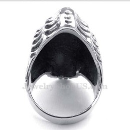 Totenkopfring Aus Titan