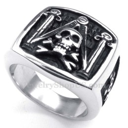 Freimaurerring Aus Titan