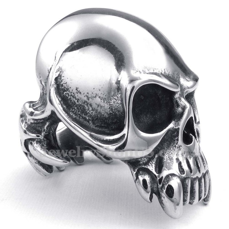 Totenkopfring Aus Titan Totenkopfring Aus Titan