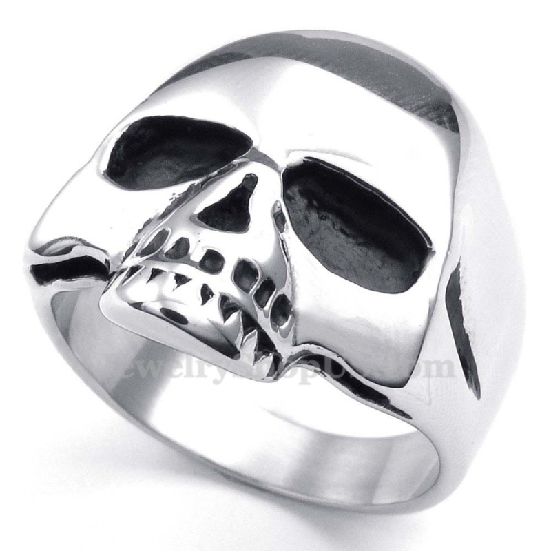 Totenkopfring Aus Titan Totenkopfring Aus Titan