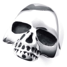 Totenkopfring Aus Titan