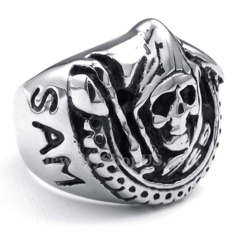 Totenkopfring Aus Titan Totenkopfring Aus Titan