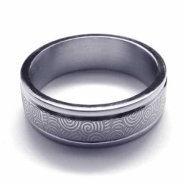 6 Mm Titanring Mit Zwei Rillen
