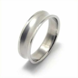 Konkaver 6-Mm-Titanring