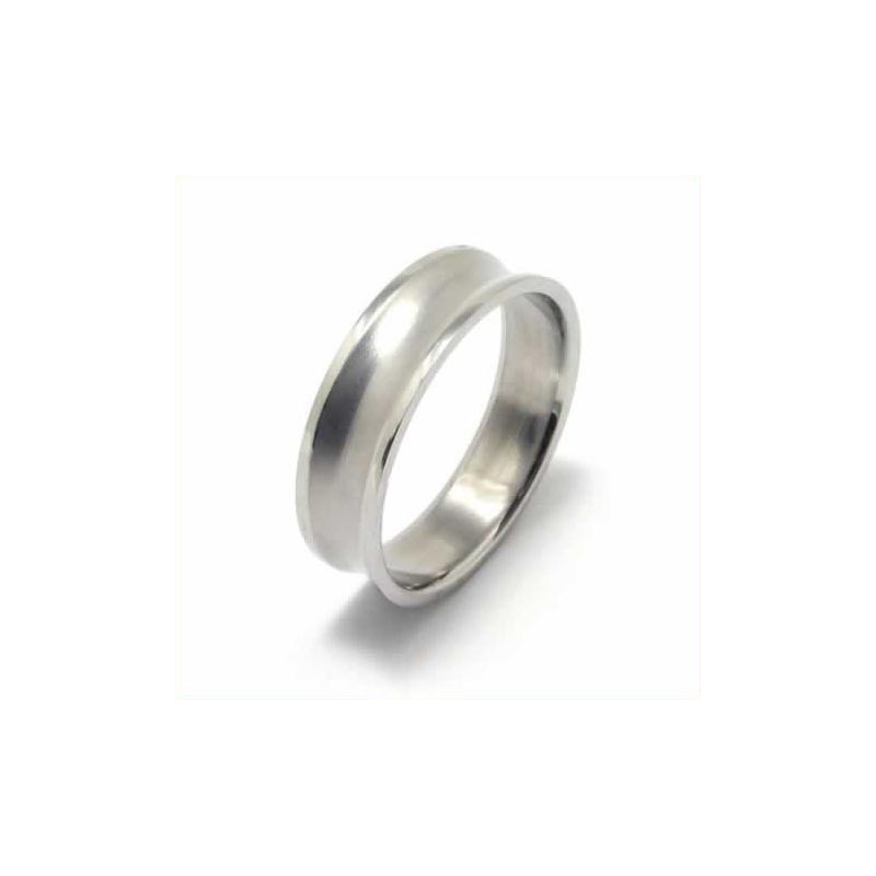 Konkaver 6-Mm-Titanring Konkaver 6-Mm-Titanring