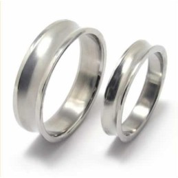 Konkaver 6-Mm-Titanring