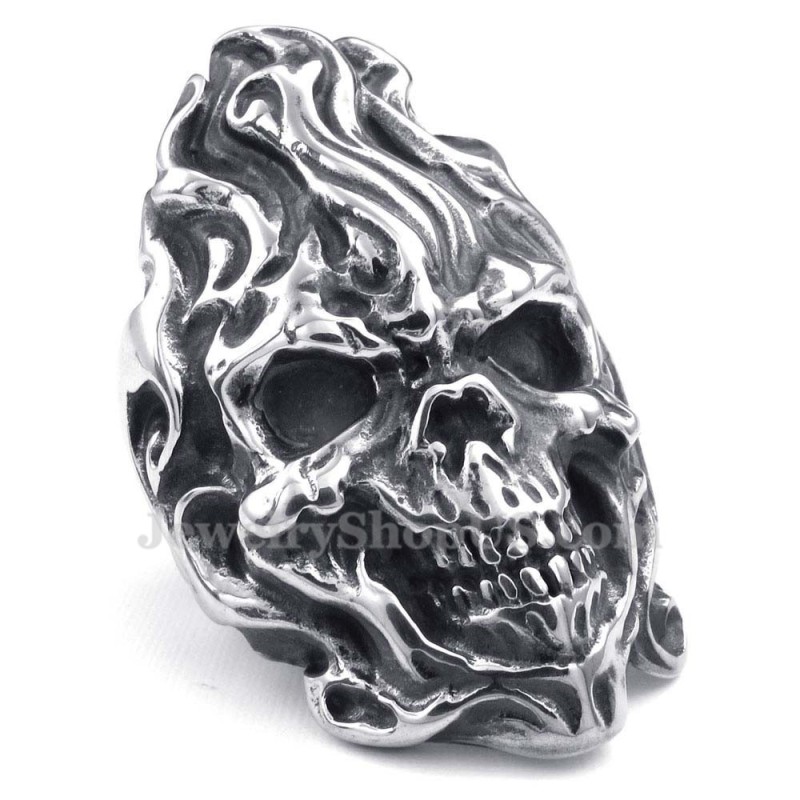 Totenkopfring Aus Titan Totenkopfring Aus Titan